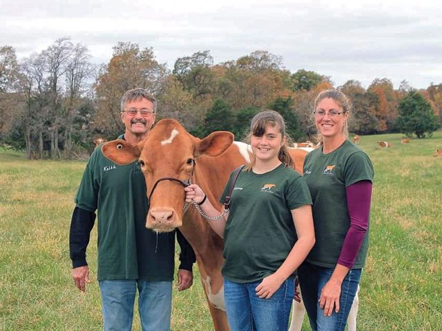A Father-Daughter Dairy Duo A Father-Daughter Dairy Duo